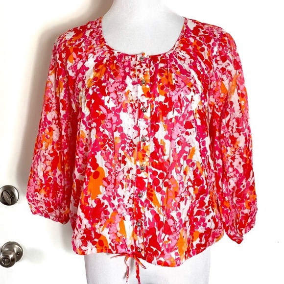 Lark Lane Peasant Top - Picture 1 of 4